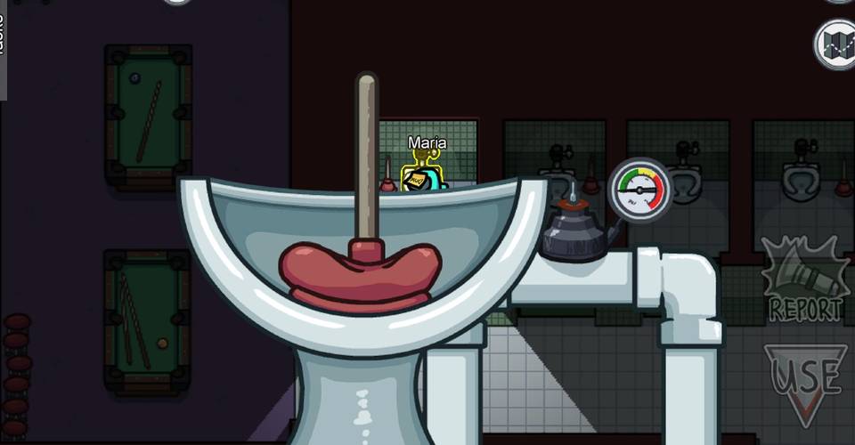 Among Us How to Clean Toilets in the Lounge (Airship Map) Among Us How to Clean Toilets in the Lounge (Airship Map)